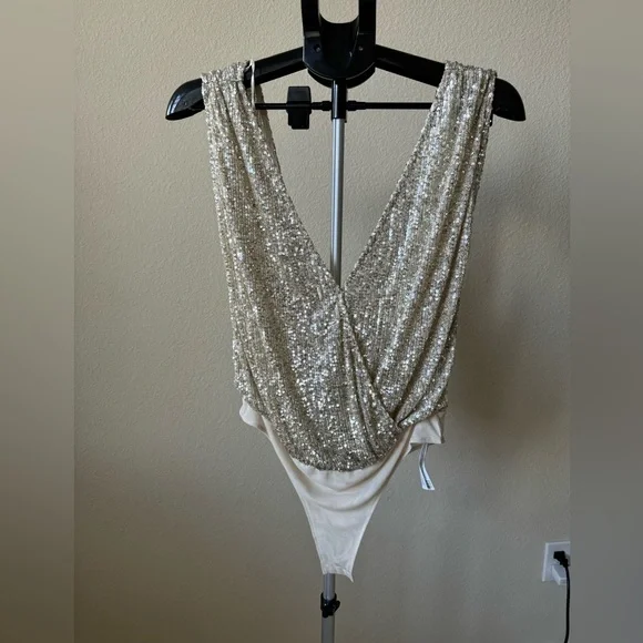 Zara Sequin Bodysuit - Picture 5 of 8